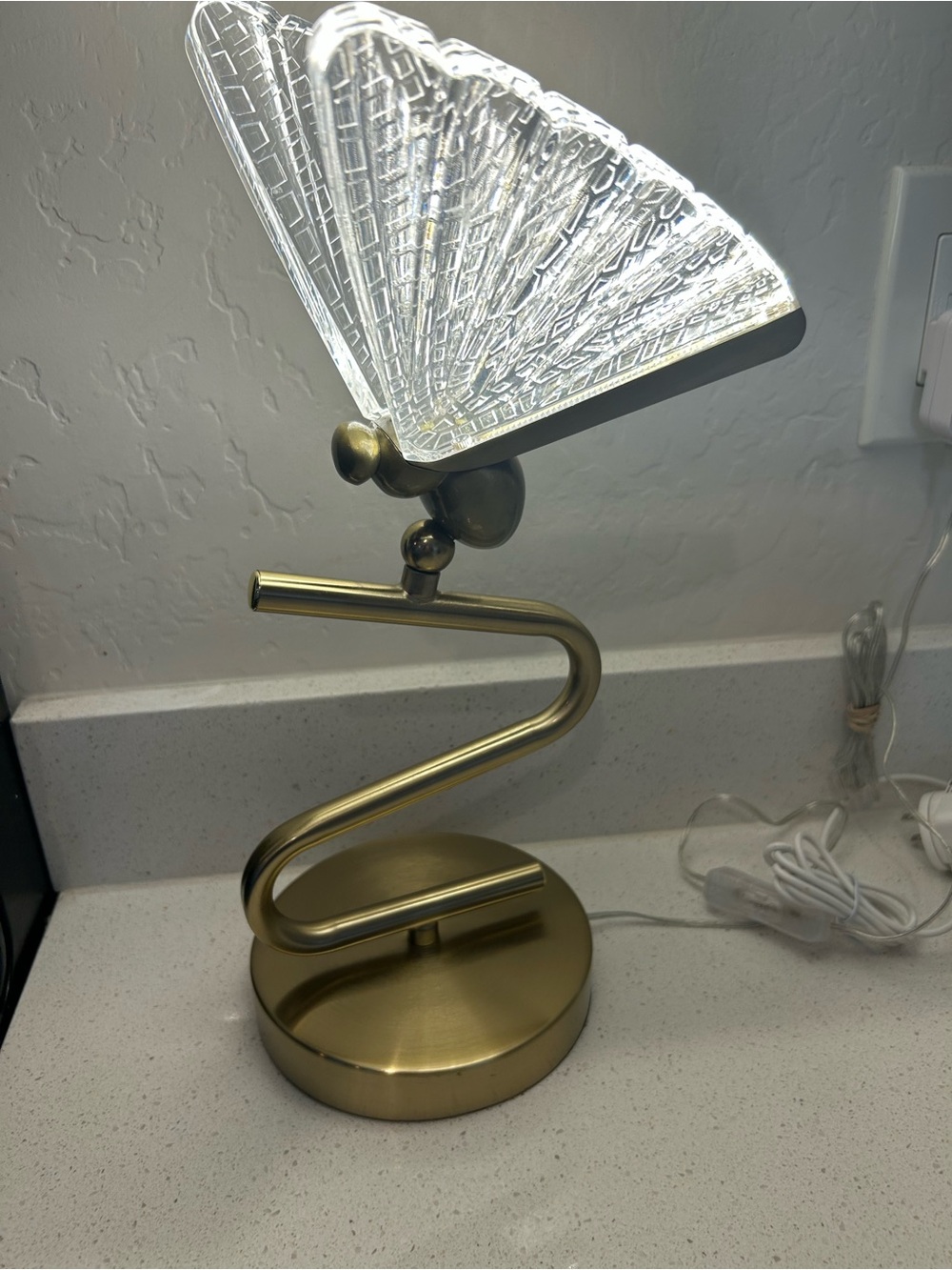 TikTok Viral Novogratz Butterfly LED Table Lamp